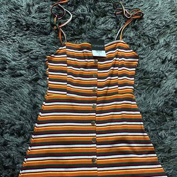 Topshop Dresses & Skirts - rainbow top shop dress